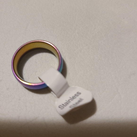 Multicolor Smooth Band Ring - Picture 3 of 3